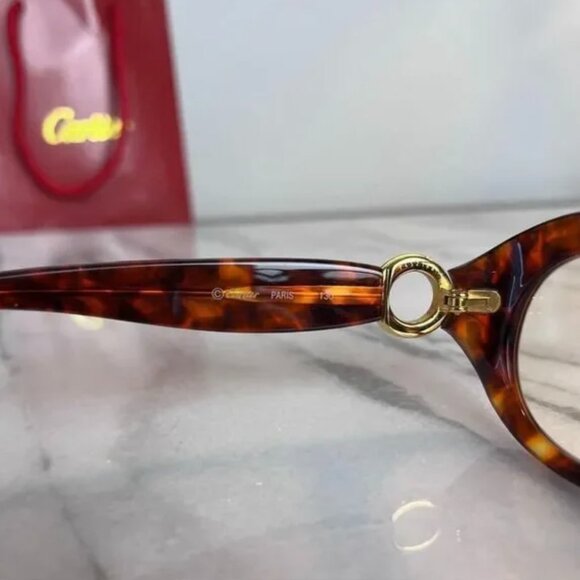Cartier Vintage Tortoise Frame Sunglasses with New Lenses - Picture 4 of 4